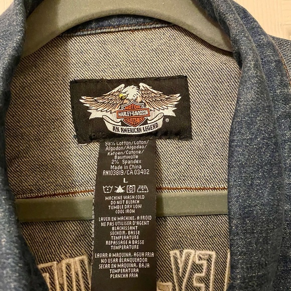 Women’s Harley-Davidson jean jacket - Picture 6 of 9